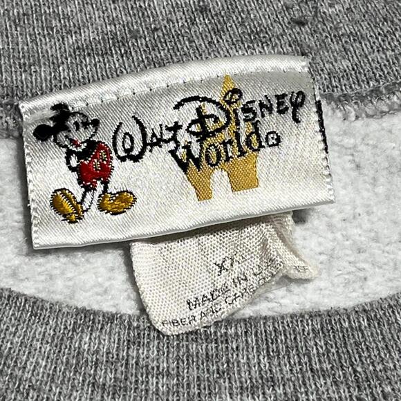 Vintage 2000 Walt Disney World Sweatshirt Mens XXL Goofy Mickey Pluto Cartoon - Picture 3 of 8